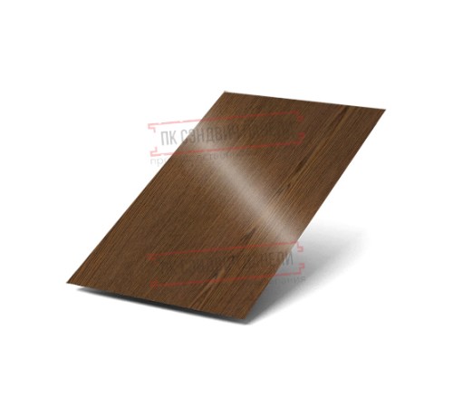 Лист плоский ECOSTEEL_MA-МореныйДуб-0.5