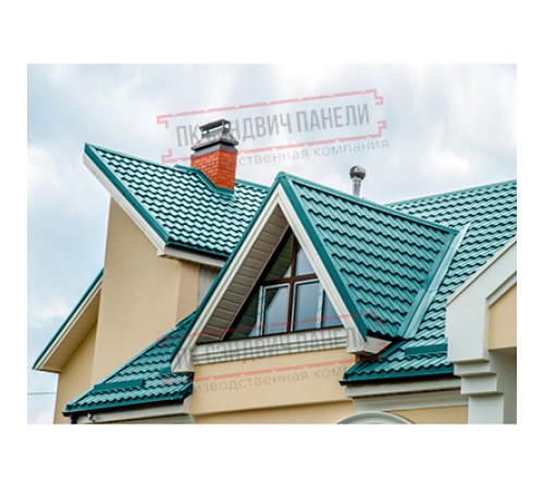 Планка ендовы верхняя 76х76х2000 Полиэстер Ral5021-0.5