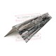 Планка конька плоского 150х150х2000 ECOSTEEL-БелыйКамень-0.5