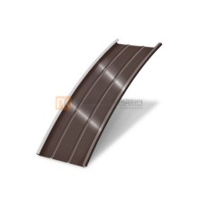 Продольно гнутый фальц профилированный 0,5 RAL 8017 Quarzit