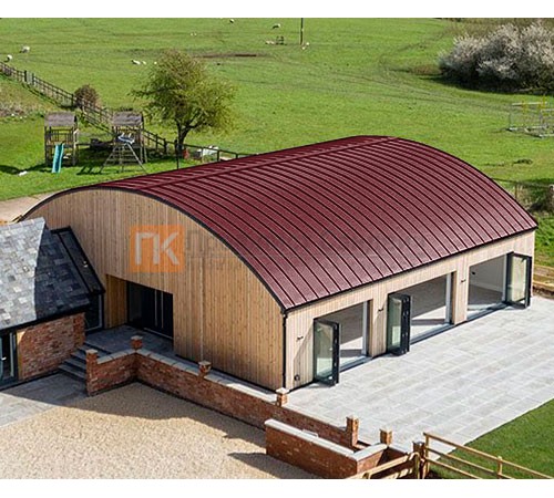 Продольно гнутый фальц гладкий 0,5 RAL 3005 Atlas