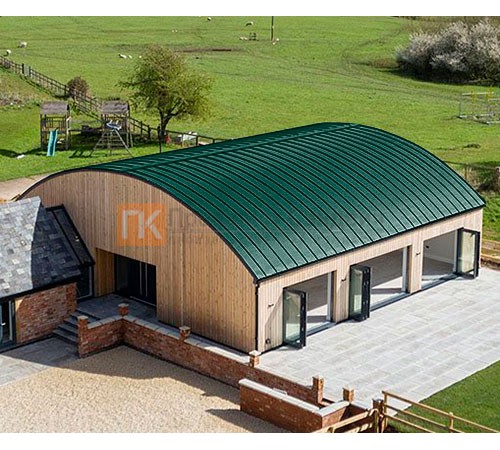 Продольно гнутый фальц гладкий 0,5 RAL 6005 Velur20