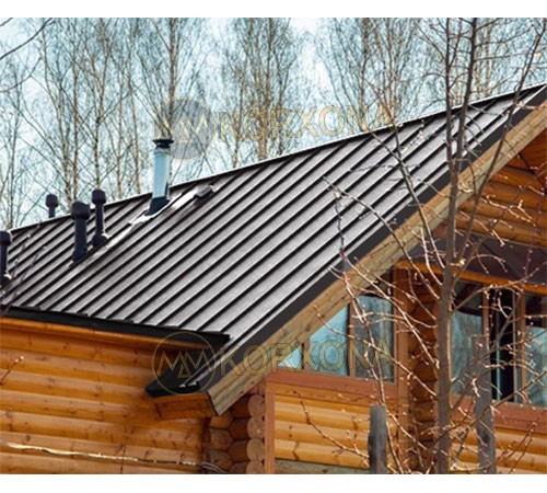 Кликфальц Line 0,45 Drap RR32 темно-коричневый с пленкой на замках