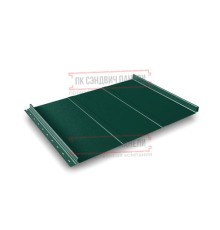 Кликфальц Line 0,45 Drap RAL6005 зеленый мох с пленкой на замках