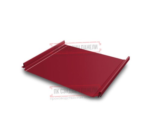 Кликфальц Pro 0,45 Полиэстер RAL3003 рубиново-красный с пленкой на замках