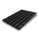 Металлочерепица Классик RAL9005 Drap-0,45
