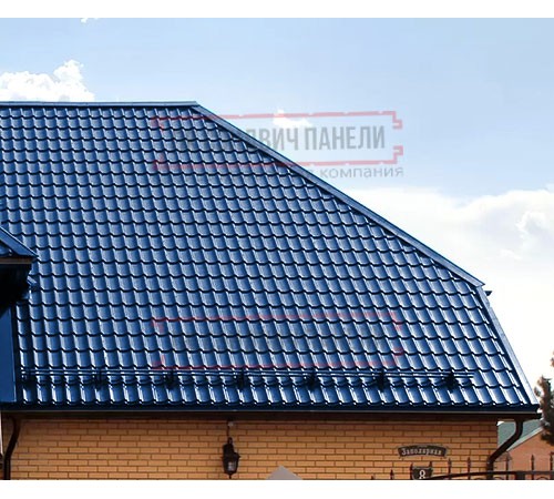 Металлочерепица Классик RAL5005 Satin-0,5