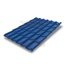 Металлочерепица классик плюс RAL5005 Полиэстер-0.45