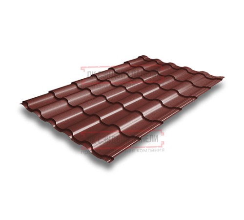 Металлочерепица Кредо RAL3009 Satin-0,5