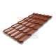 Металлочерепица Квинта плюс Brown Safari Twincolor-0.45