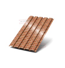 Профилированный лист МП35-1035 ECOSTEEL-Кирпич-0.5