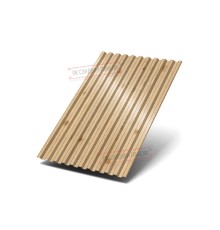 Профилированный лист C21х1000 ECOSTEEL_T-Сосна-0.5