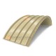 Сэндвич-панели арочные с минеральной ватой, ширина 1000 мм, толщина 100 мм, 0.5/0.5, RAL1014