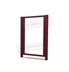 Калитка Жалюзи 2,0х1 RAL 3005 без заполнения