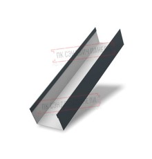 Крышка 65х40 жалюзи Milan,Tokyo 0,5 GreenCoat Pural BT, matt RAL 7016 антрацитово-серый