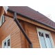 Хомут трубы Kliker ПВХ Premium коричневый RR 32