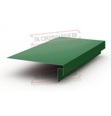 Планка карнизного свеса сложная 250х50х2000 ПЭ-6002-0.45