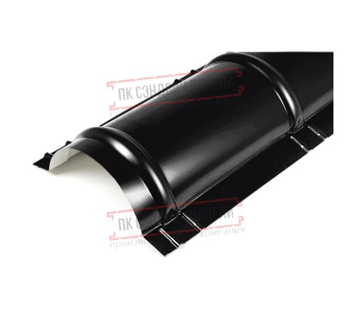 Планка конька круглого R110х2000 Viking E-9005-0.5
