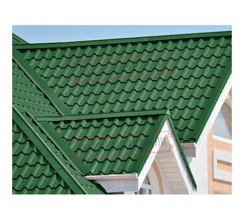 Планка конька плоского 190х190х2000 ПЭ-6002-0.5
