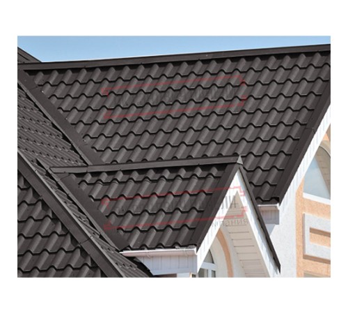 Планка конька плоского 150х150х2000 ПЭ-RR32-0.5