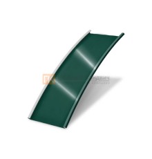 Продольно гнутый фальц гладкий 0,45 RAL 6005 Полиэстер