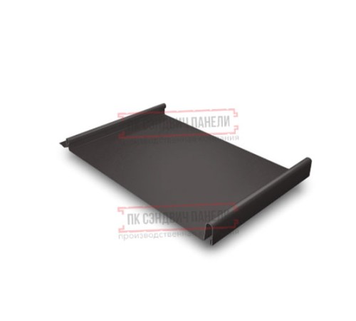 Кликфальц GL 0,5 Rooftop Matte RR32 темно-коричневый с пленкой