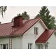 Кликфальц GL 0,5 Velur RAL3009 оксидно-красный с пленкой на замках