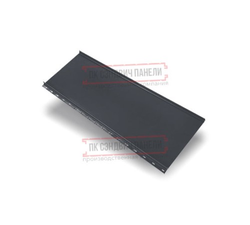 Кликфальц mini 0,45 Drap RAL7024 мокрый асфальт с пленкой на замках