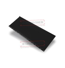 Кликфальц mini 0,5 Satin RAL9005 черный с пленкой на замках