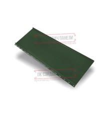 Кликфальц mini 0,5 GreenCoat PuRALBT RR11 темно-зеленый (RAL6020 хромовая зелень) с пленкой на замках