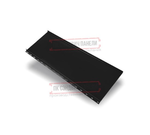 Кликфальц mini 0,5 Rooftop Matte RAL9005 черный с пленкой на замках