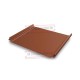 Кликфальц Pro 0,5 Satin Мatt RAL8004 терракота с пленкой на замках