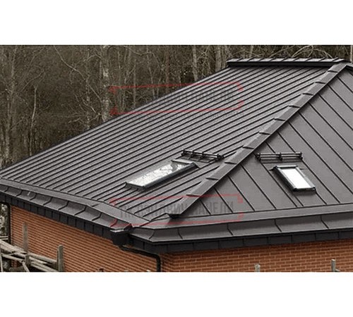 Кликфальц Pro 0,45 Drap ST RR32 темно-коричневый с пленкой на замках