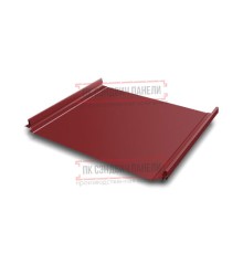 Кликфальц Pro 0,5 Satin RAL3011 коричнево-красный с пленкой на замках