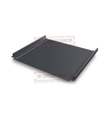 Кликфальц Pro 0,5 Satin RAL7024 мокрый асфальт с пленкой на замках