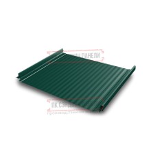 Кликфальц Pro Gofr 0,45 Полиэстер RAL6005 зеленый мох с пленкой на замках