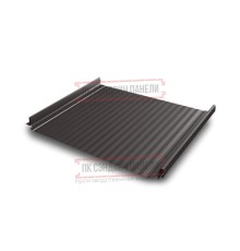 Кликфальц Pro Gofr 0,45 Drap ST RR32 темно-коричневый с пленкой на замках