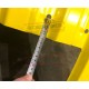 Продольно гнутый профнастил для укрытий конвейеров Н112ПГ-807, 1,0, нержавеющий