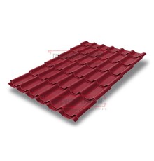 Металлочерепица классик плюс RAL3003 Satin-0.5