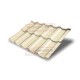 Металлочерепица модульная Квинта Uno 3D RAL1015 Satin-0,5