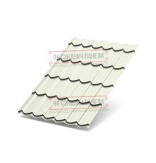 Металлочерепица Ламонтерра XL RAL9010 Полиэстер-0.45