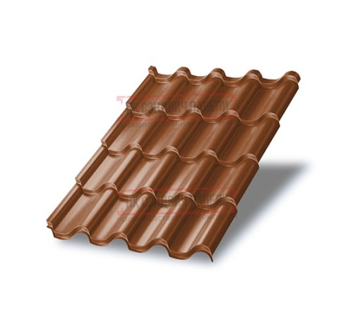 Металлочерепица Монтерроса-ML Argillite PURMAN-0.5