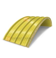 Сэндвич-панели арочные с минеральной ватой, ширина 1200 мм, толщина 150 мм, 0.5/0.5, RAL1018