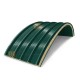 Сэндвич-панели арочные с минеральной ватой, ширина 1000 мм, толщина 120 мм, 0.5/0.5, RAL6005