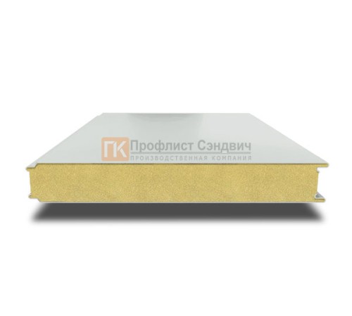 Сэндвич панели гладкие с пенополиизоциануратом, ширина 1000 мм, толщина 150 мм, 0.5/0.5, RAL7035