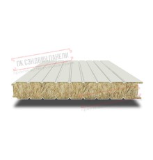 Сэндвич панели стеновые с минеральной ватой, ширина 1200 мм, толщина 50 мм, 0.5/0.5, RAL9002